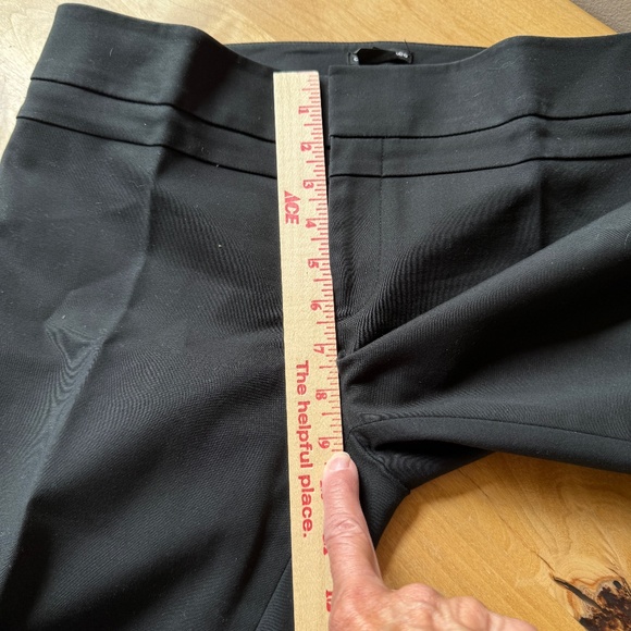 CLUB MONACO DRESS PANTS MID RISE CLASSIC TAPERED OFFICE COTTON BLD MINIMALIST 6 - Picture 6 of 10